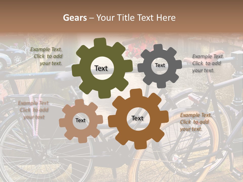Dutch Antique River PowerPoint Template