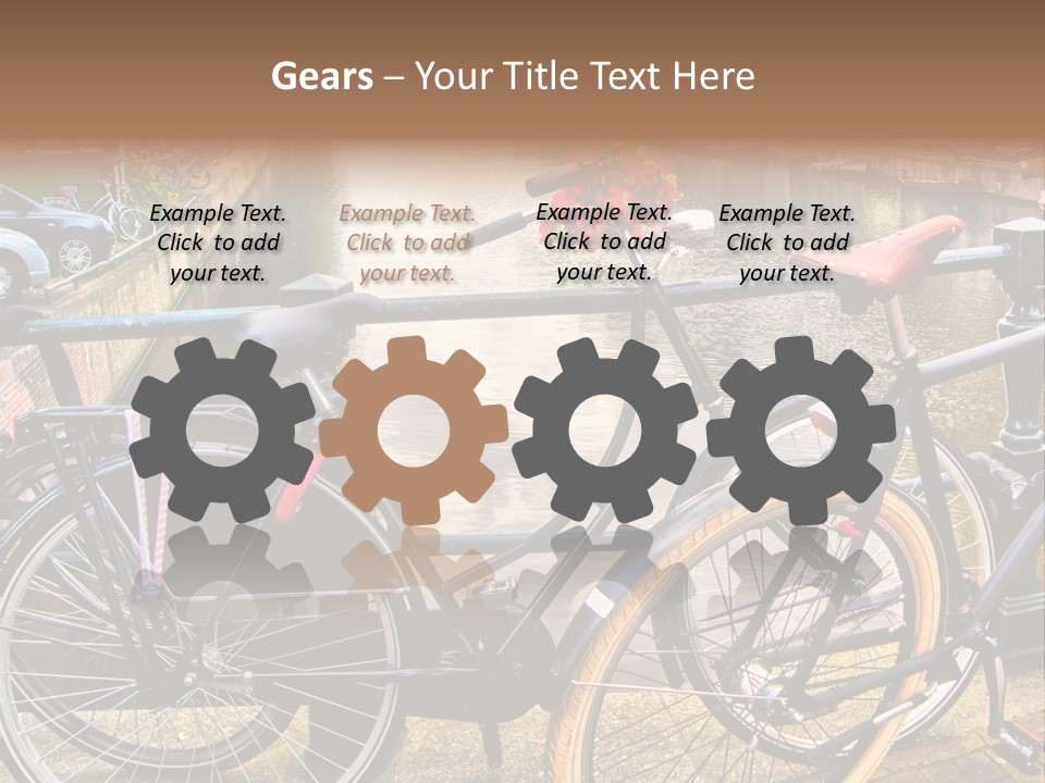 Dutch Antique River PowerPoint Template