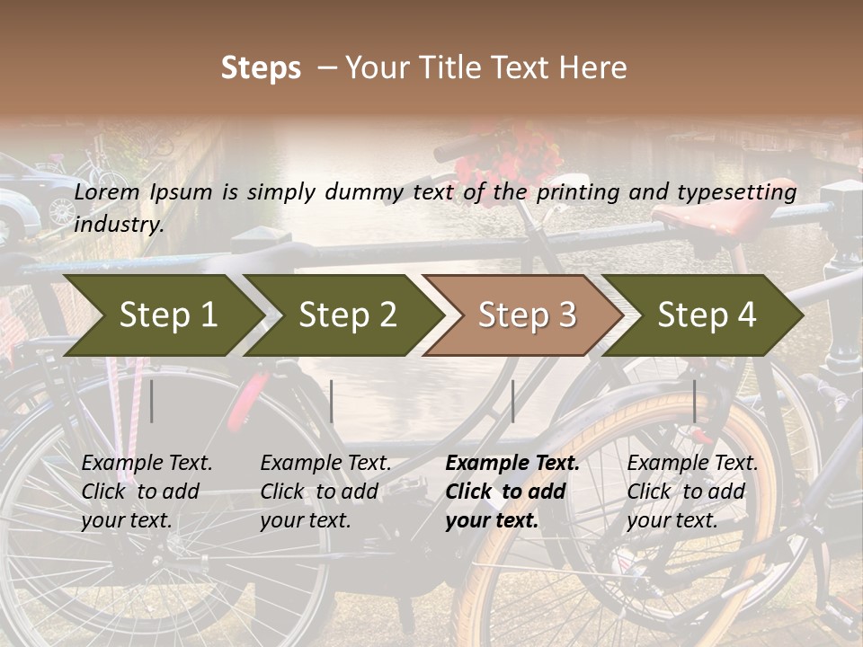 Dutch Antique River PowerPoint Template