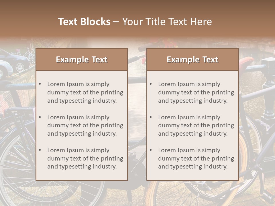 Dutch Antique River PowerPoint Template