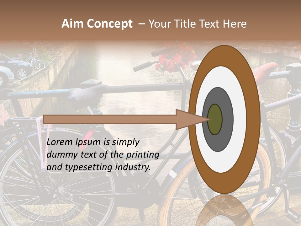 Dutch Antique River PowerPoint Template