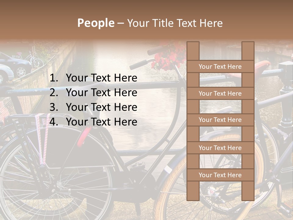 Dutch Antique River PowerPoint Template
