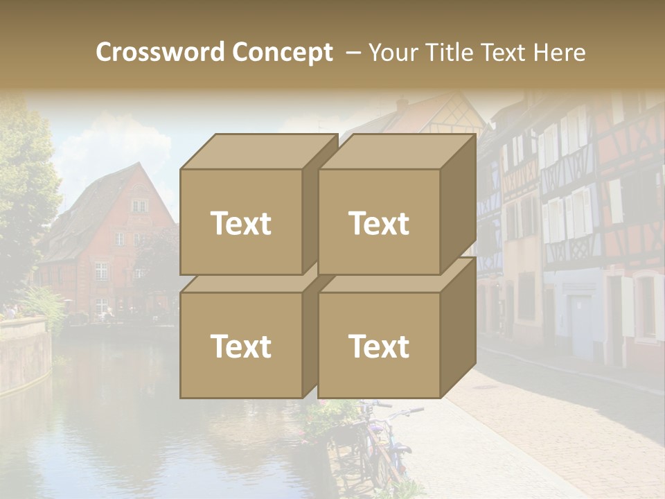 Rhine Landmarks Half PowerPoint Template