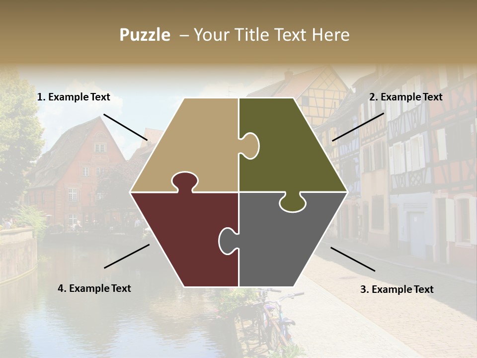 Rhine Landmarks Half PowerPoint Template