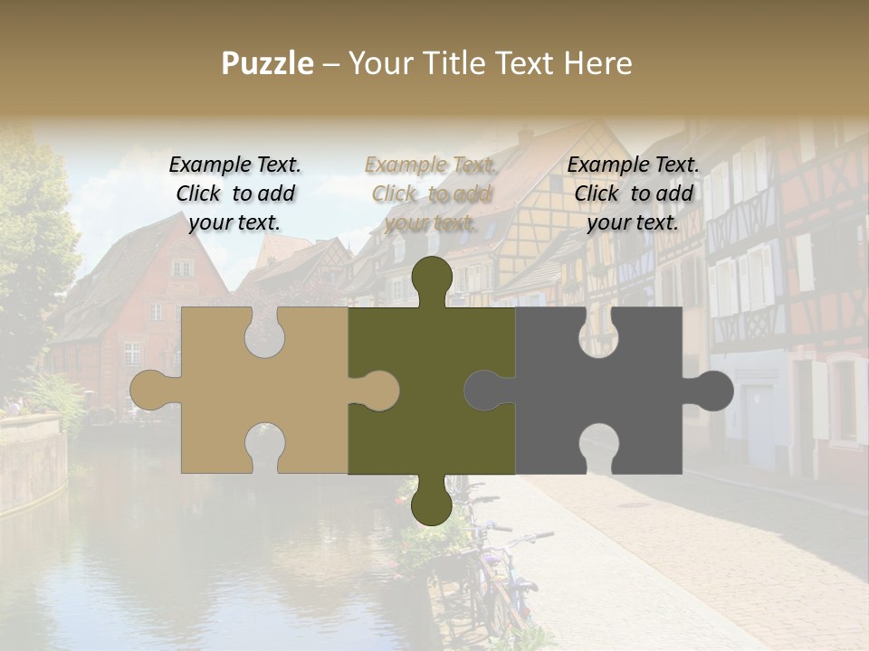 Rhine Landmarks Half PowerPoint Template