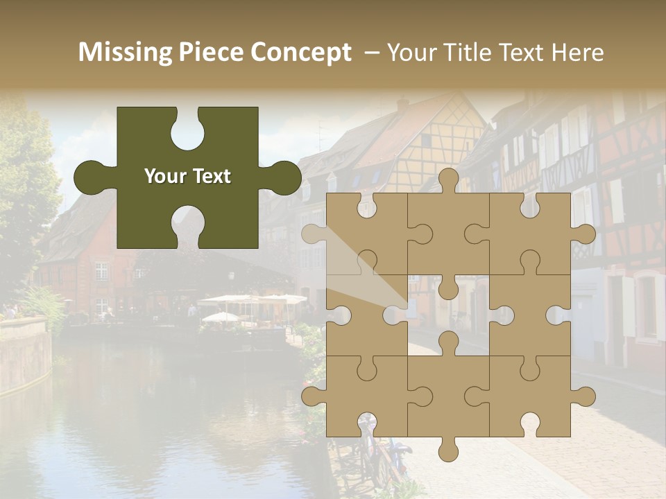 Rhine Landmarks Half PowerPoint Template