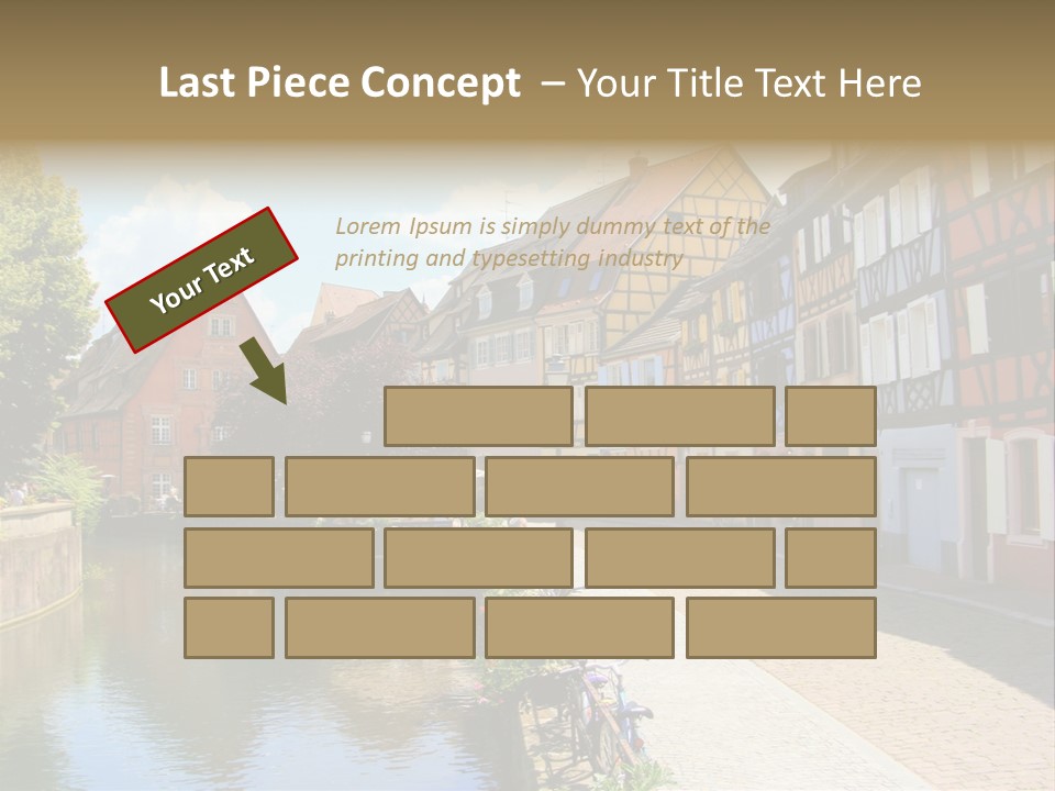 Rhine Landmarks Half PowerPoint Template