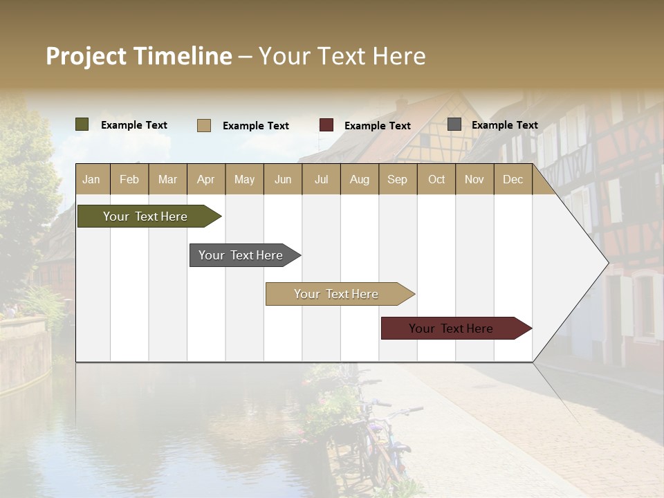 Rhine Landmarks Half PowerPoint Template