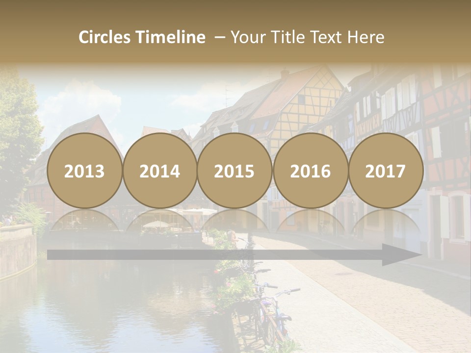 Rhine Landmarks Half PowerPoint Template