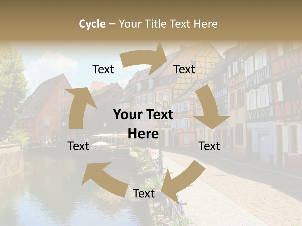 Rhine Landmarks Half PowerPoint Template