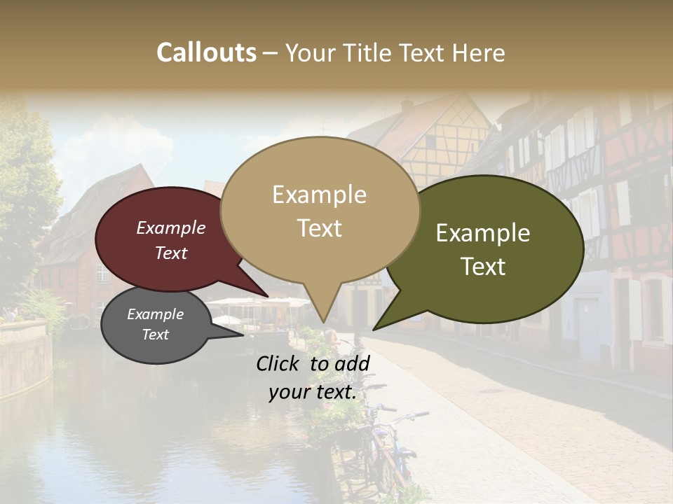 Rhine Landmarks Half PowerPoint Template