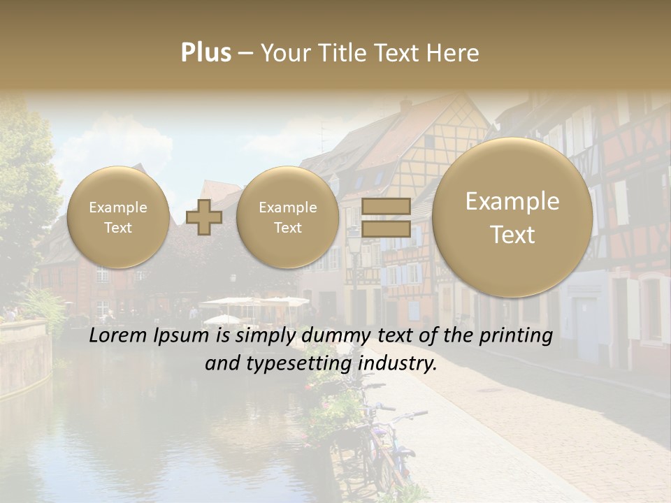 Rhine Landmarks Half PowerPoint Template