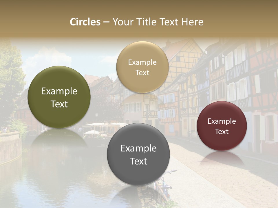 Rhine Landmarks Half PowerPoint Template