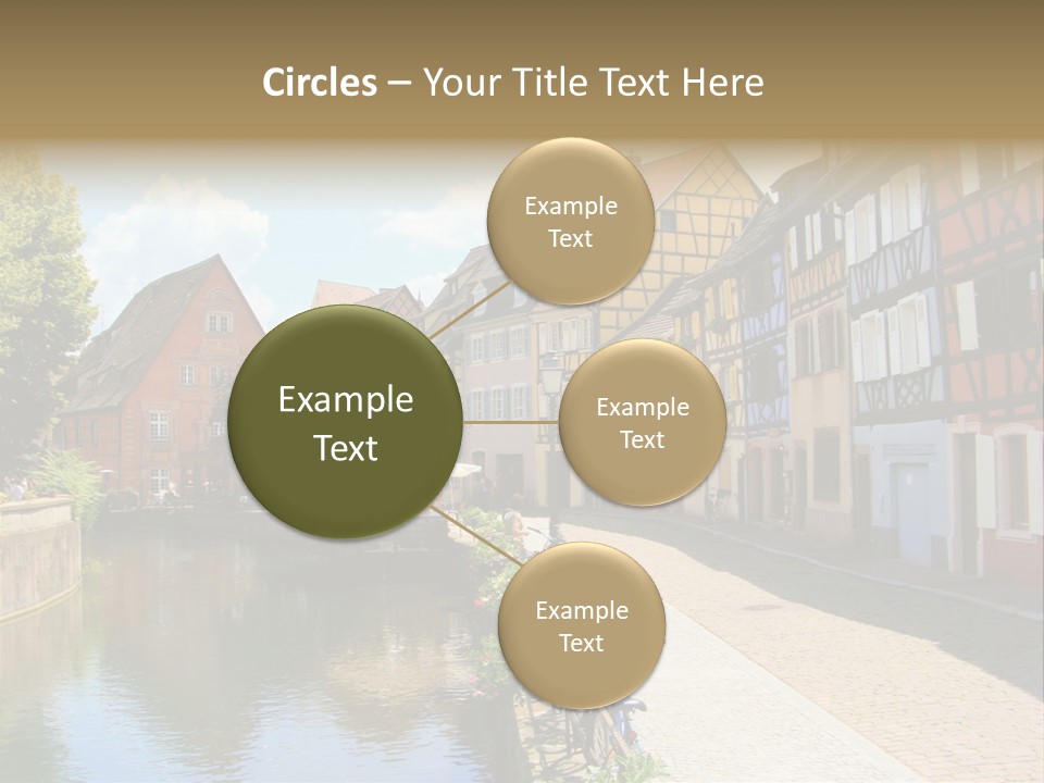 Rhine Landmarks Half PowerPoint Template