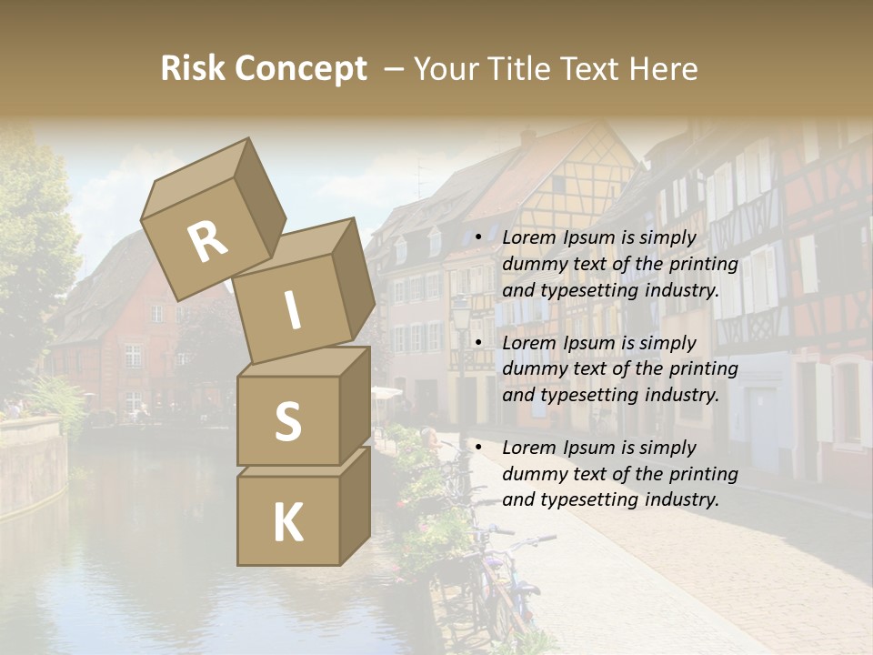 Rhine Landmarks Half PowerPoint Template