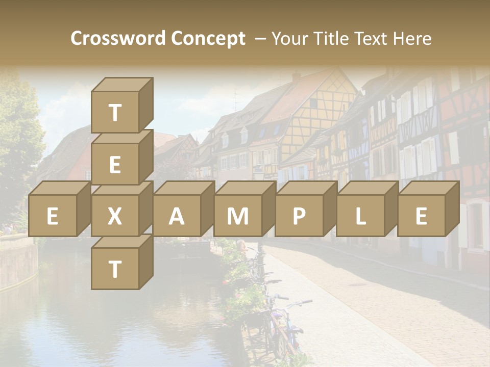 Rhine Landmarks Half PowerPoint Template