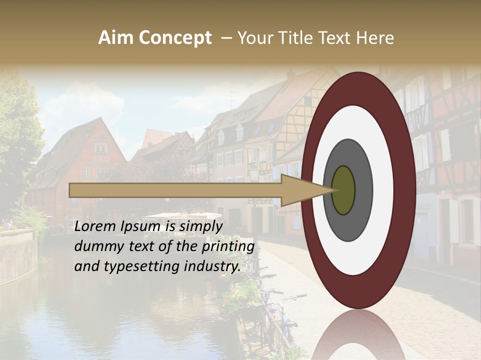 Rhine Landmarks Half PowerPoint Template