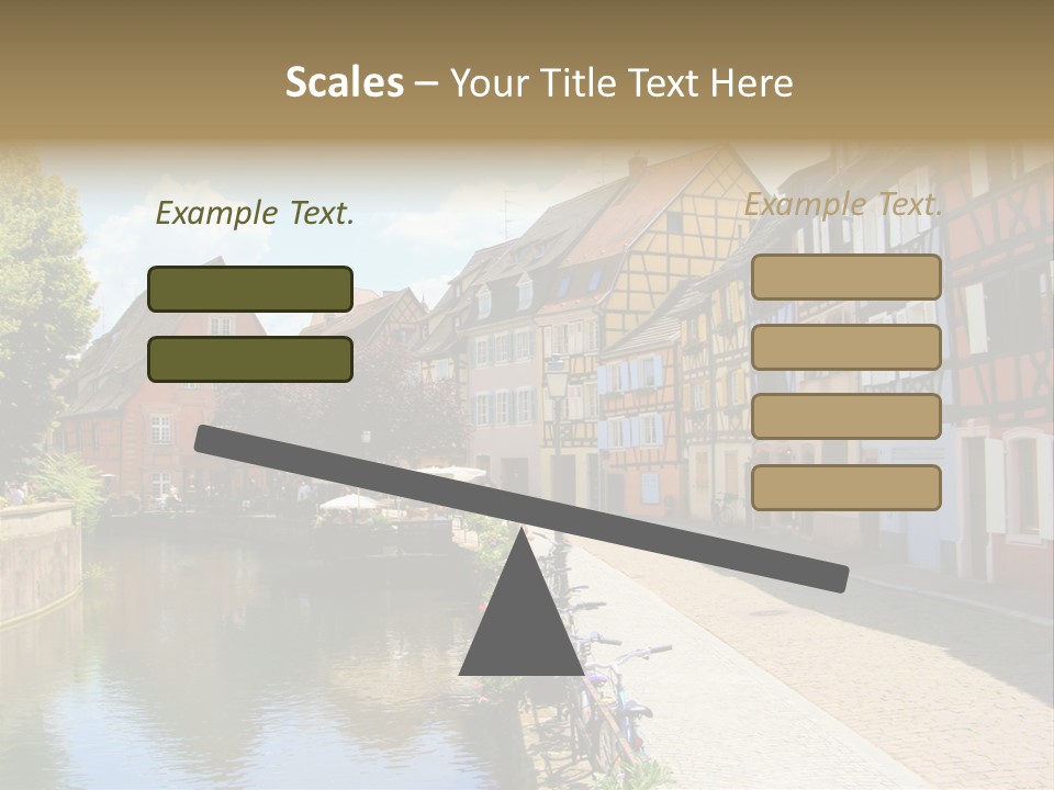 Rhine Landmarks Half PowerPoint Template