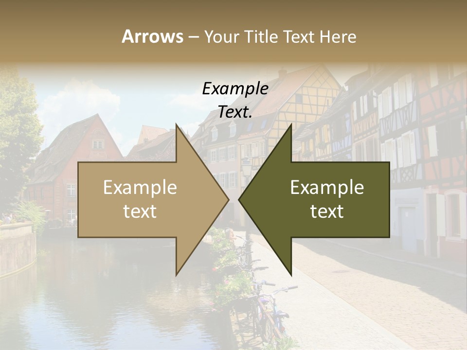 Rhine Landmarks Half PowerPoint Template