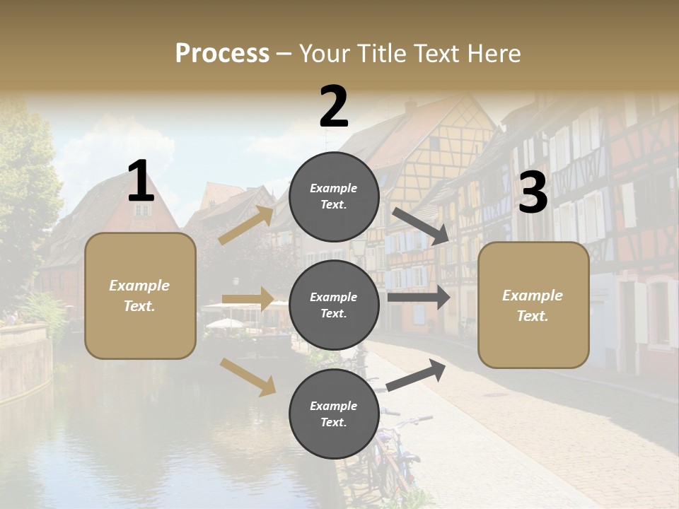 Rhine Landmarks Half PowerPoint Template