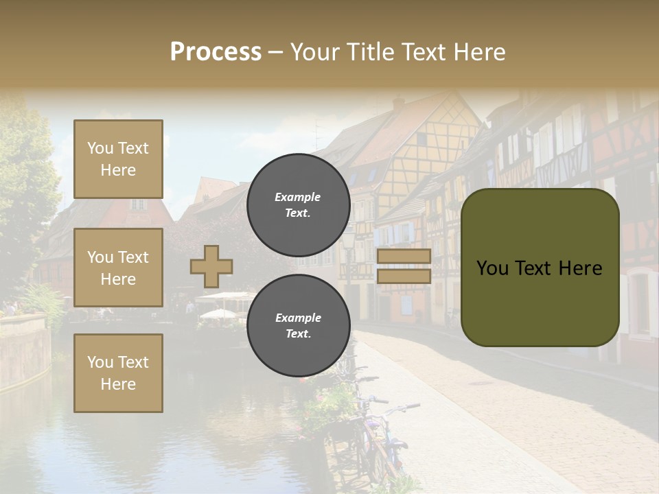 Rhine Landmarks Half PowerPoint Template