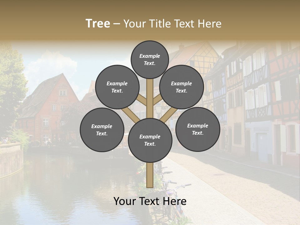 Rhine Landmarks Half PowerPoint Template