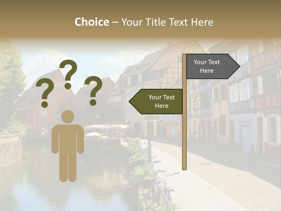 Rhine Landmarks Half PowerPoint Template