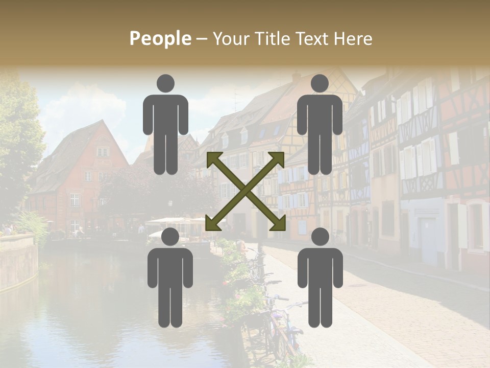 Rhine Landmarks Half PowerPoint Template