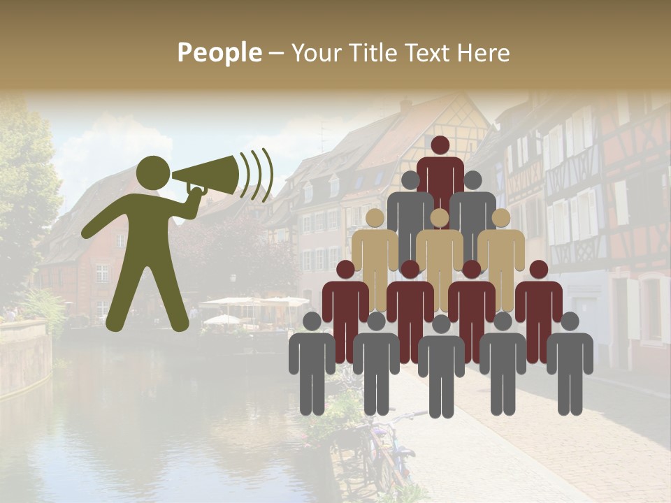 Rhine Landmarks Half PowerPoint Template