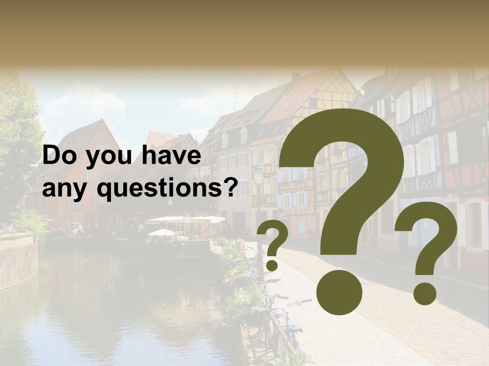 Rhine Landmarks Half PowerPoint Template