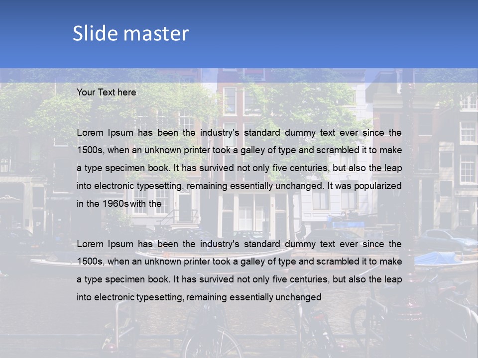 Canal Old Classic PowerPoint Template
