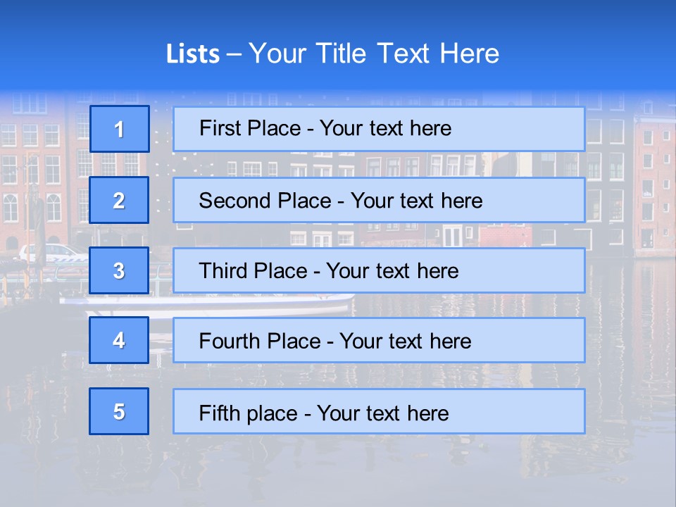 Holland View House PowerPoint Template