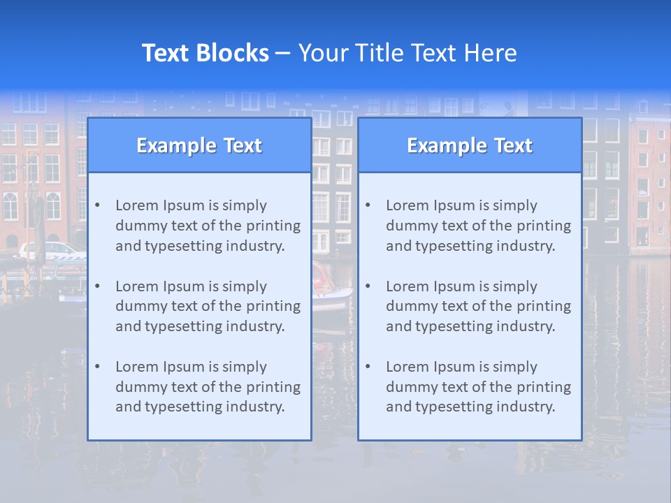 Holland View House PowerPoint Template