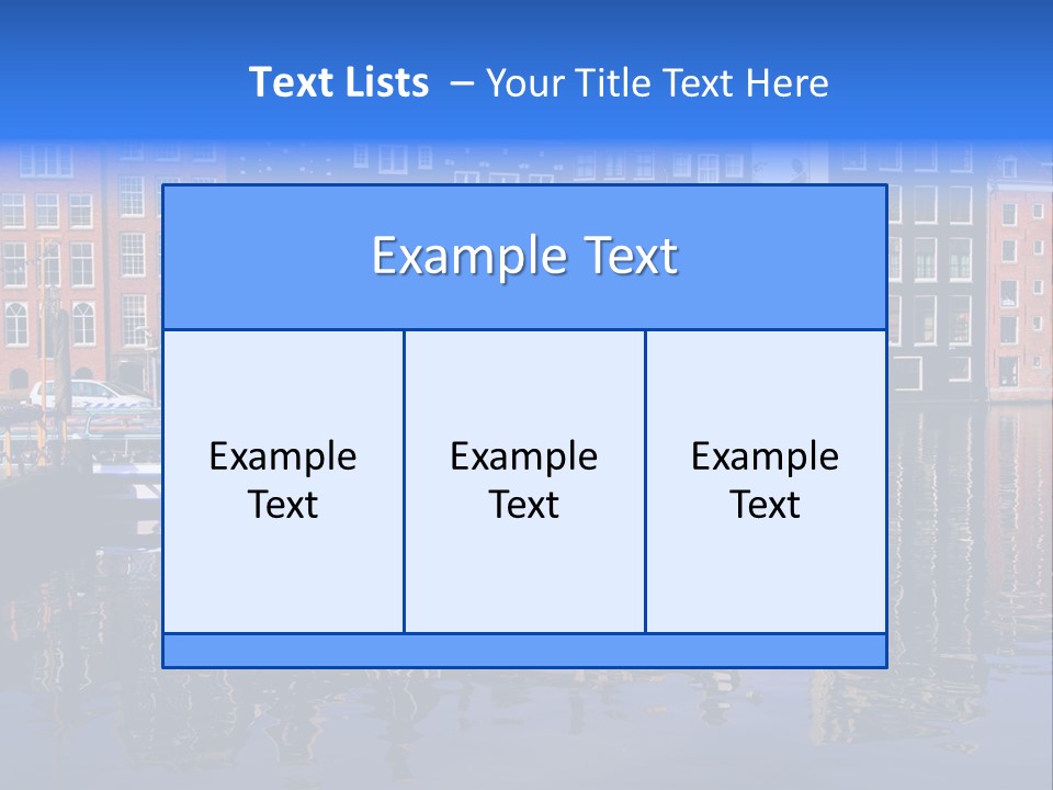 Holland View House PowerPoint Template