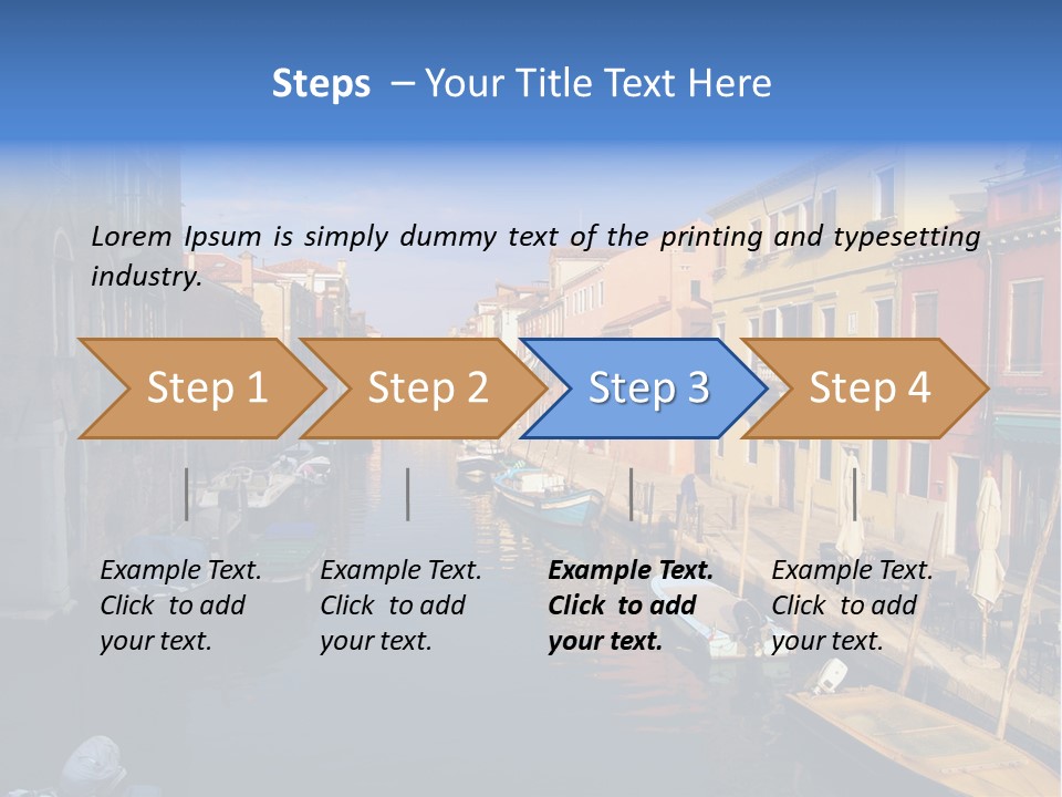 Narrow Colorful European PowerPoint Template