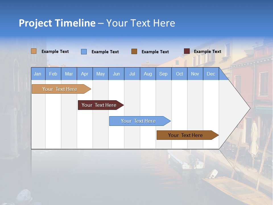 Narrow Colorful European PowerPoint Template