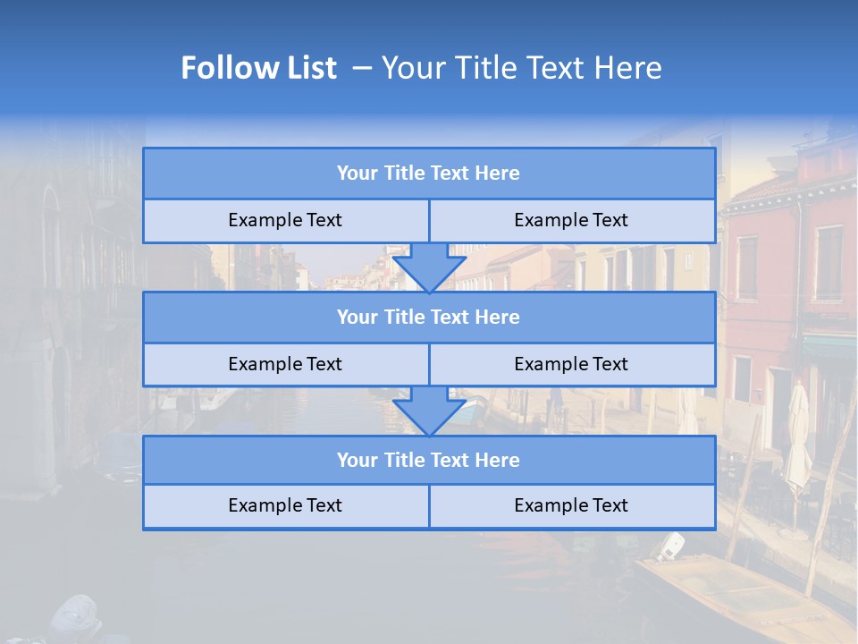 Narrow Colorful European PowerPoint Template