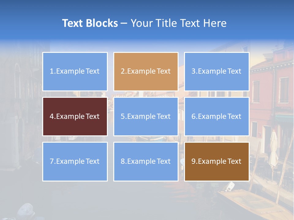 Narrow Colorful European PowerPoint Template