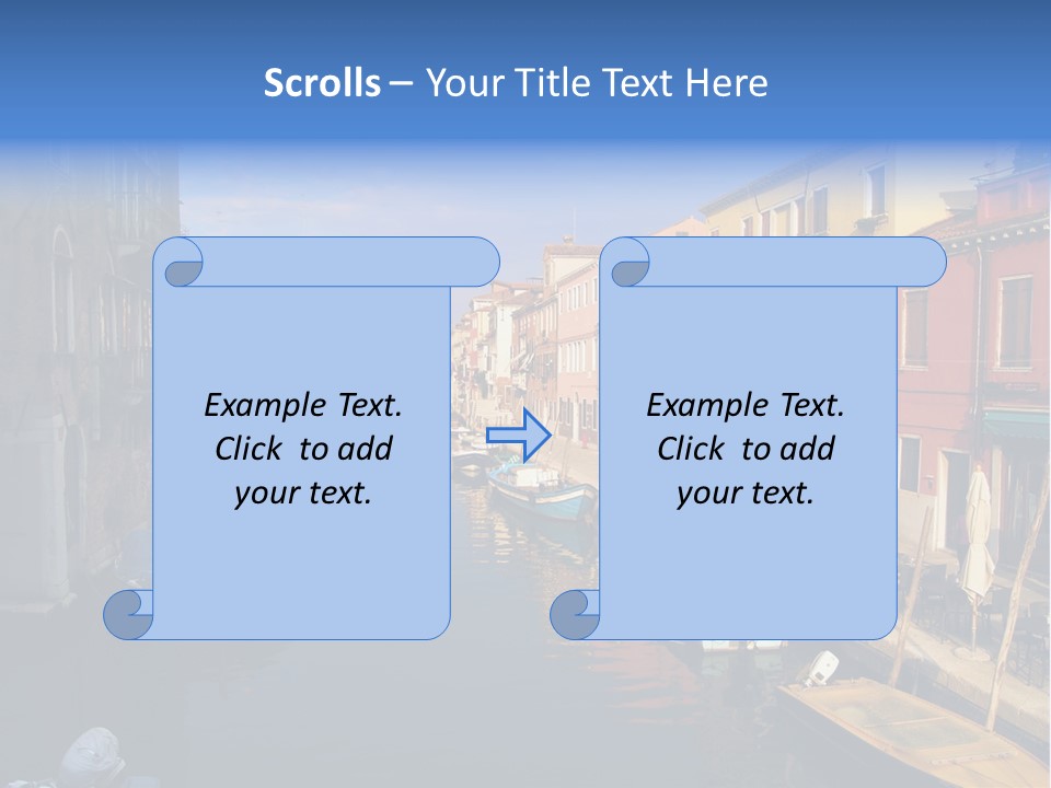 Narrow Colorful European PowerPoint Template