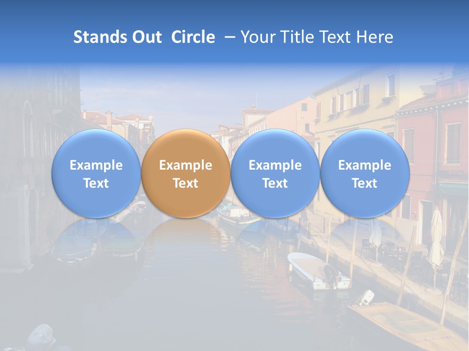 Narrow Colorful European PowerPoint Template