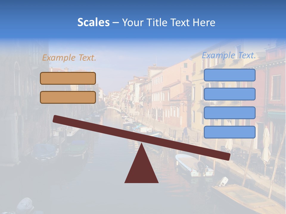 Narrow Colorful European PowerPoint Template