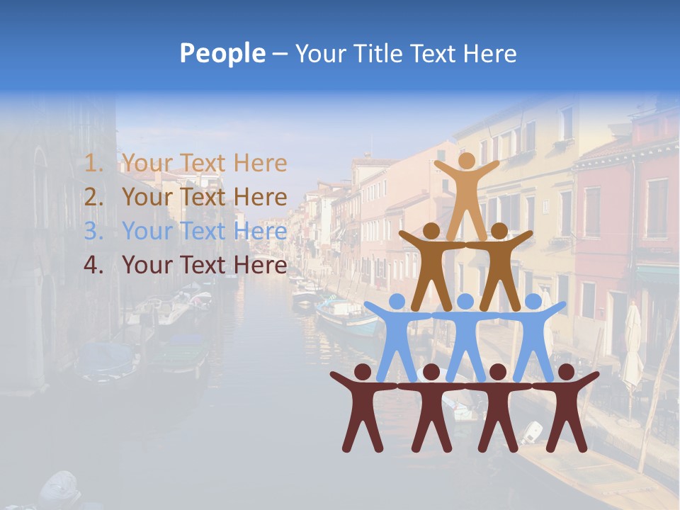 Narrow Colorful European PowerPoint Template