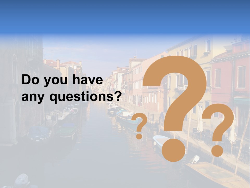 Narrow Colorful European PowerPoint Template