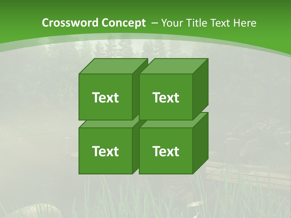 Kolorowy Stokrotka Chmura PowerPoint Template