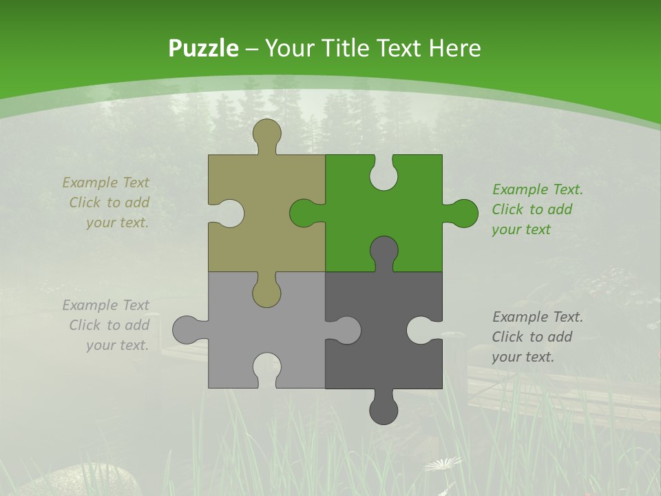 Kolorowy Stokrotka Chmura PowerPoint Template