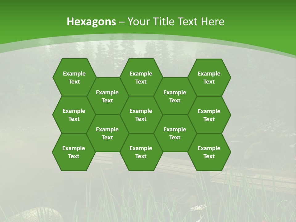 Kolorowy Stokrotka Chmura PowerPoint Template