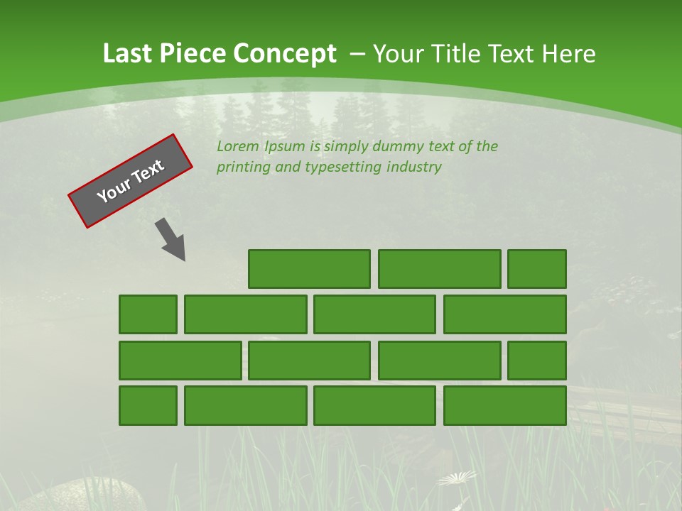 Kolorowy Stokrotka Chmura PowerPoint Template