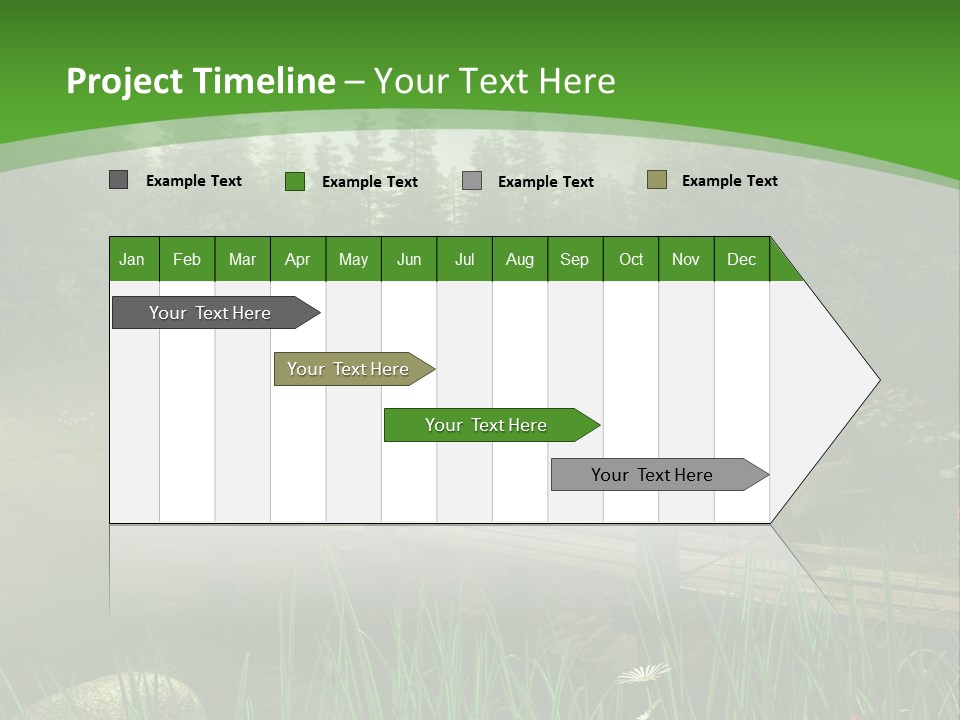 Kolorowy Stokrotka Chmura PowerPoint Template