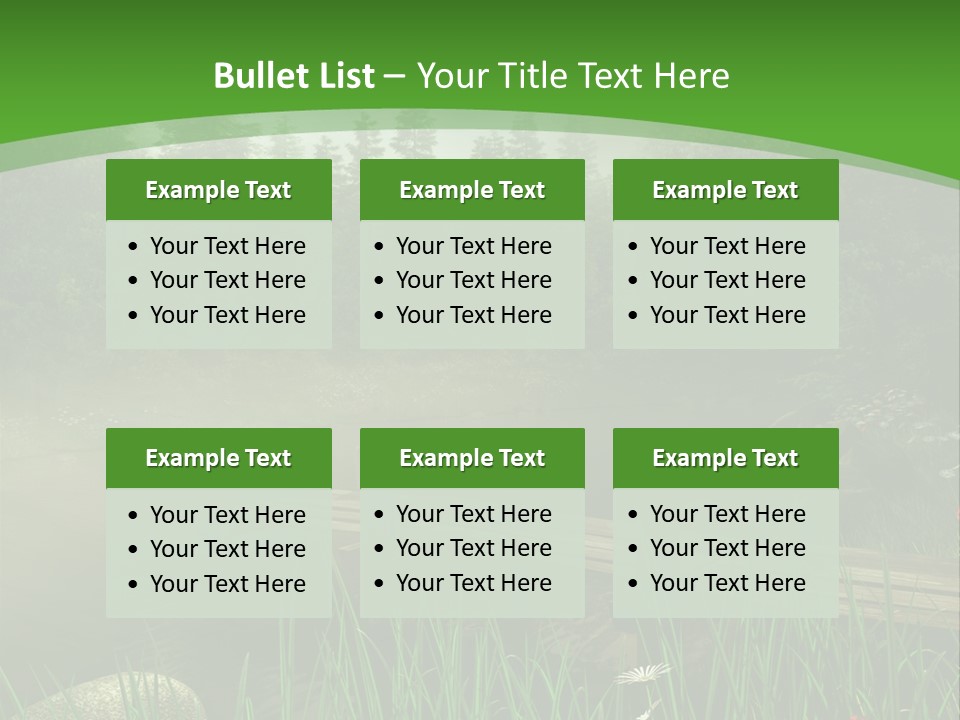 Kolorowy Stokrotka Chmura PowerPoint Template