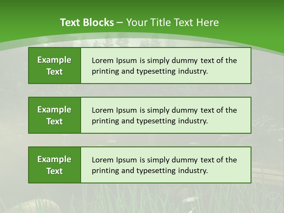 Kolorowy Stokrotka Chmura PowerPoint Template